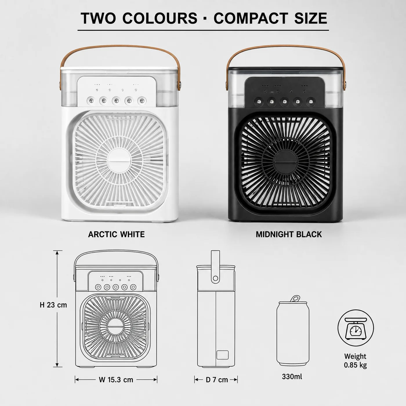 Colours and dimensions