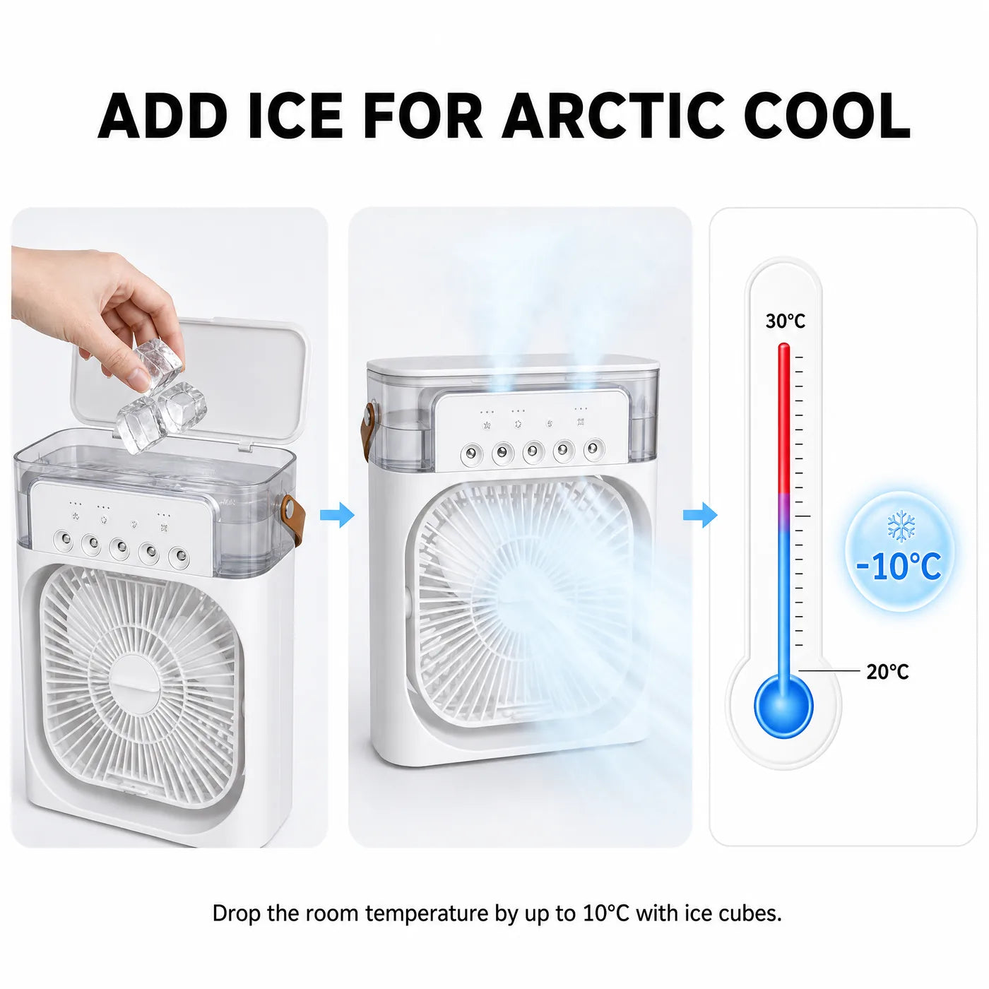 Ice tank cooling demonstration